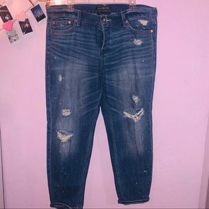 Vintage distressed jeans